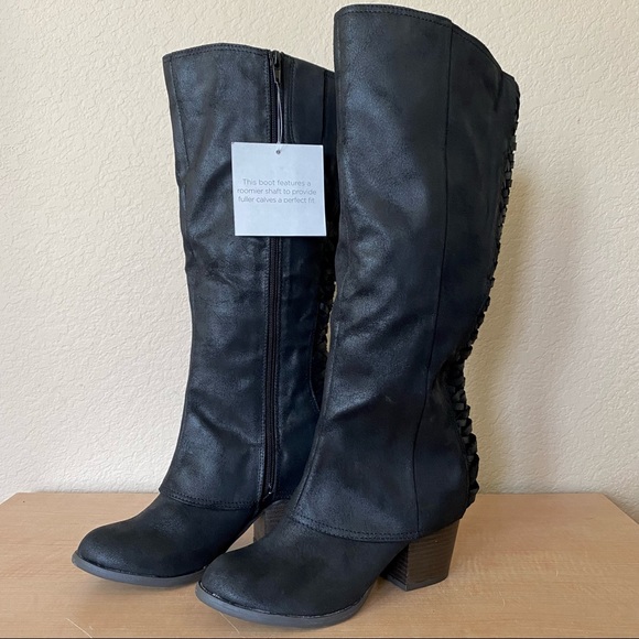 FERGALICIOUS Women’s Black Tinley Knee High Boots - Picture 4 of 11